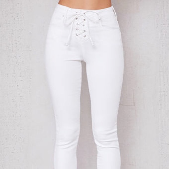 pacsun lace up jeans